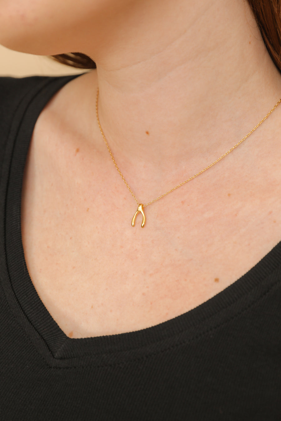 Wishbone Pendant Necklace - wearwell