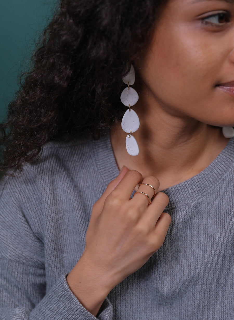 Pebble Dangle Earrings - wearwell