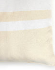 Woven Block Pillow Case - Natural with Natural - wearwell