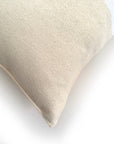 Woven Block Pillow Case - Natural with Natural - wearwell