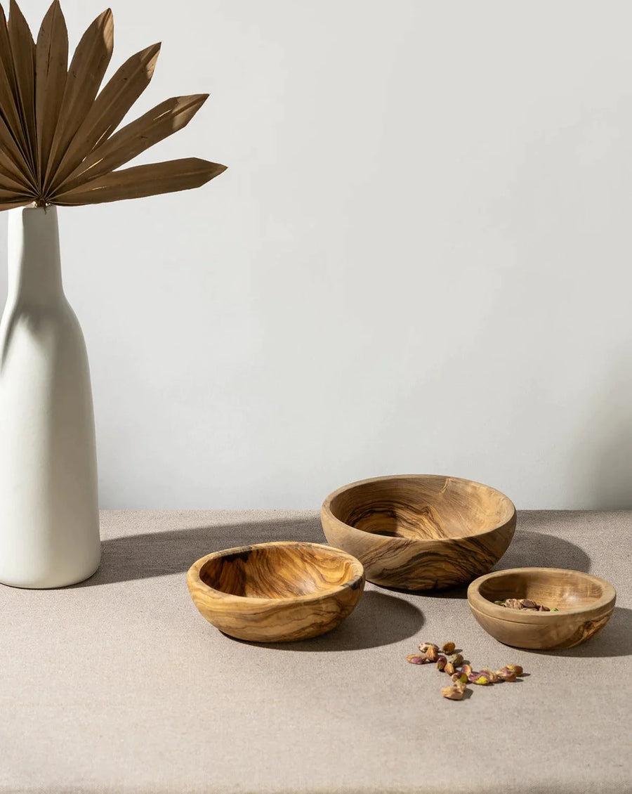 Olive Wood Nesting Bowls - set of 3 - wearwell