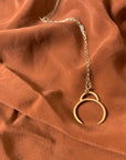 Tapered Eclipse Pendant Necklace - wearwell