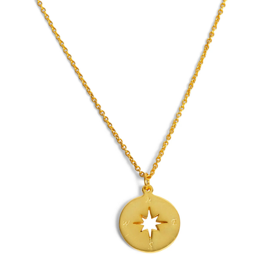 Compass Pendant Necklace - wearwell