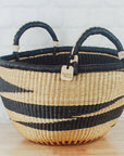 Bolga Baskets - Large Round Two Handle Natural Palette - wearwell