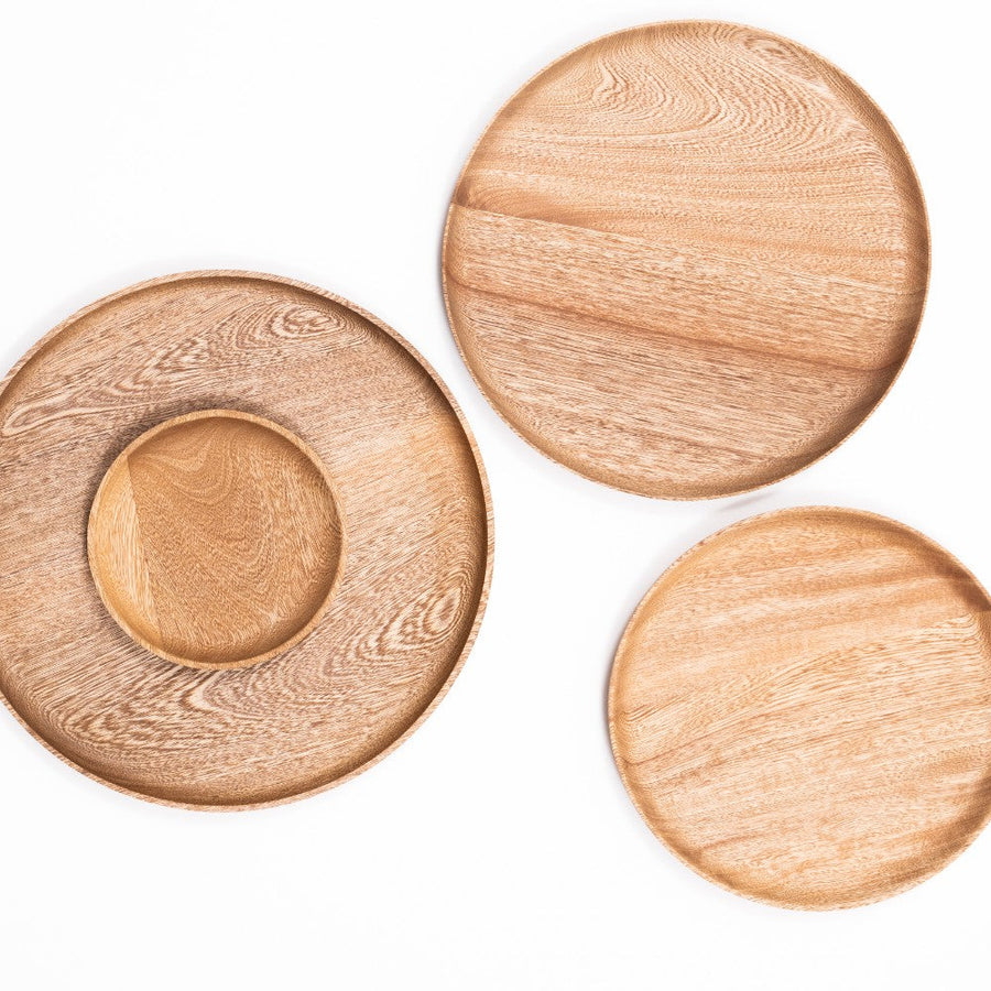 Rosa Morada Wooden Base Platter - wearwell