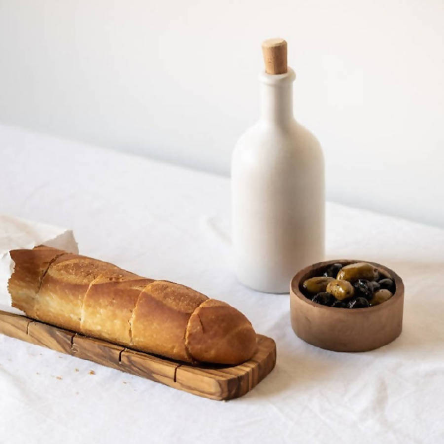 Olive Wood Bread Slicing Board - wearwell