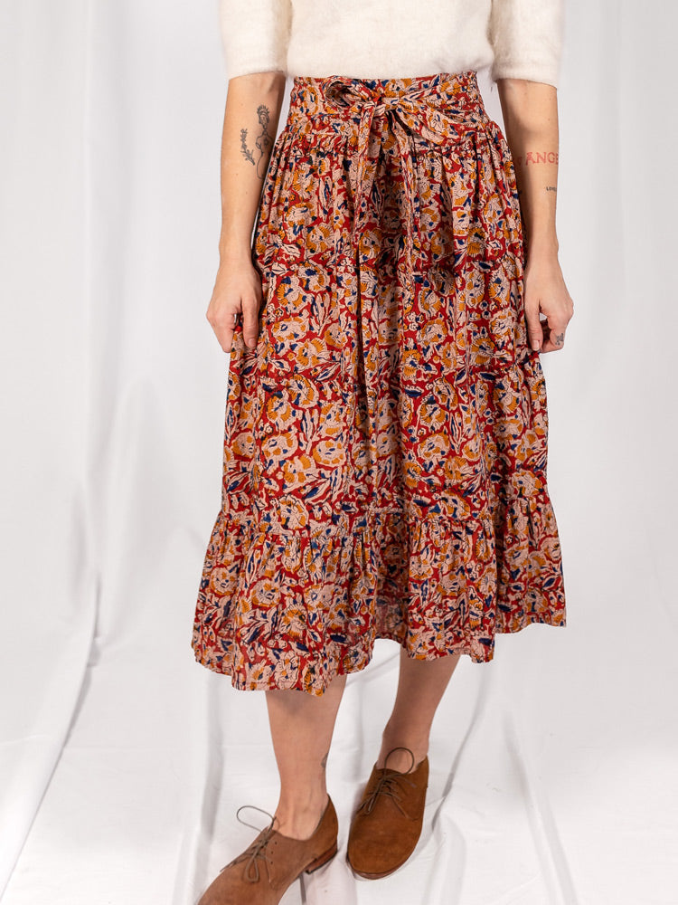 Nahla Midi Skirt - wearwell