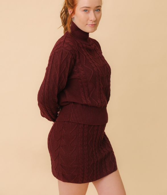 A Roll-Neck Fairisle Jumper Dress with Chelsea Boots - What Lizzy