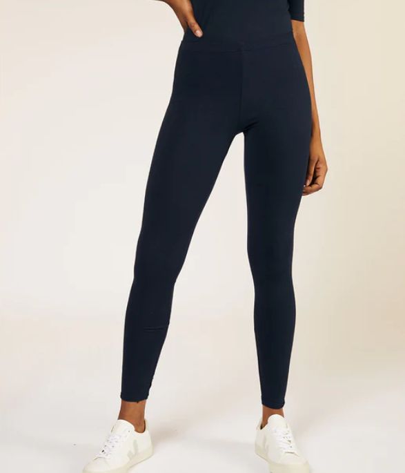 World of Leggings® Made in The USA Women's Full Length Cotton Leggings  Black S at  Women's Clothing store