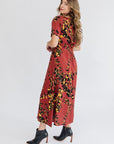 Artsy Traveler Midi Dress - wearwell