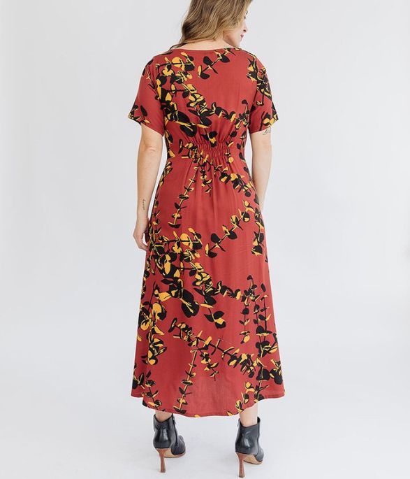 Artsy Traveler Midi Dress - wearwell