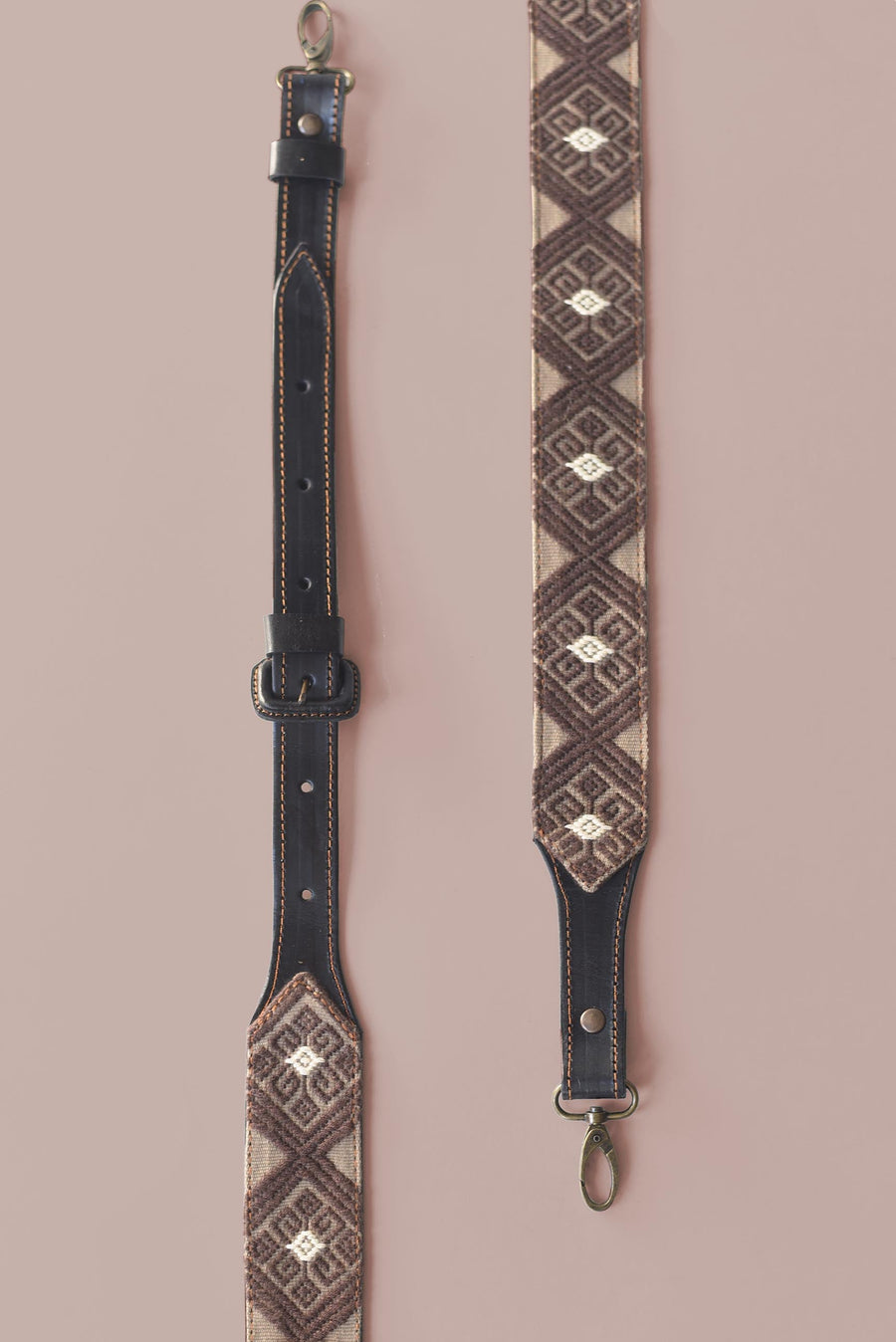 Textile + Leather Bag Strap - wearwell
